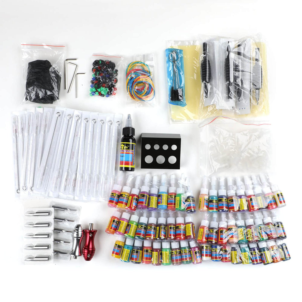 Gamma-ray sterilized inks offering reliable color options for tattoo practice.