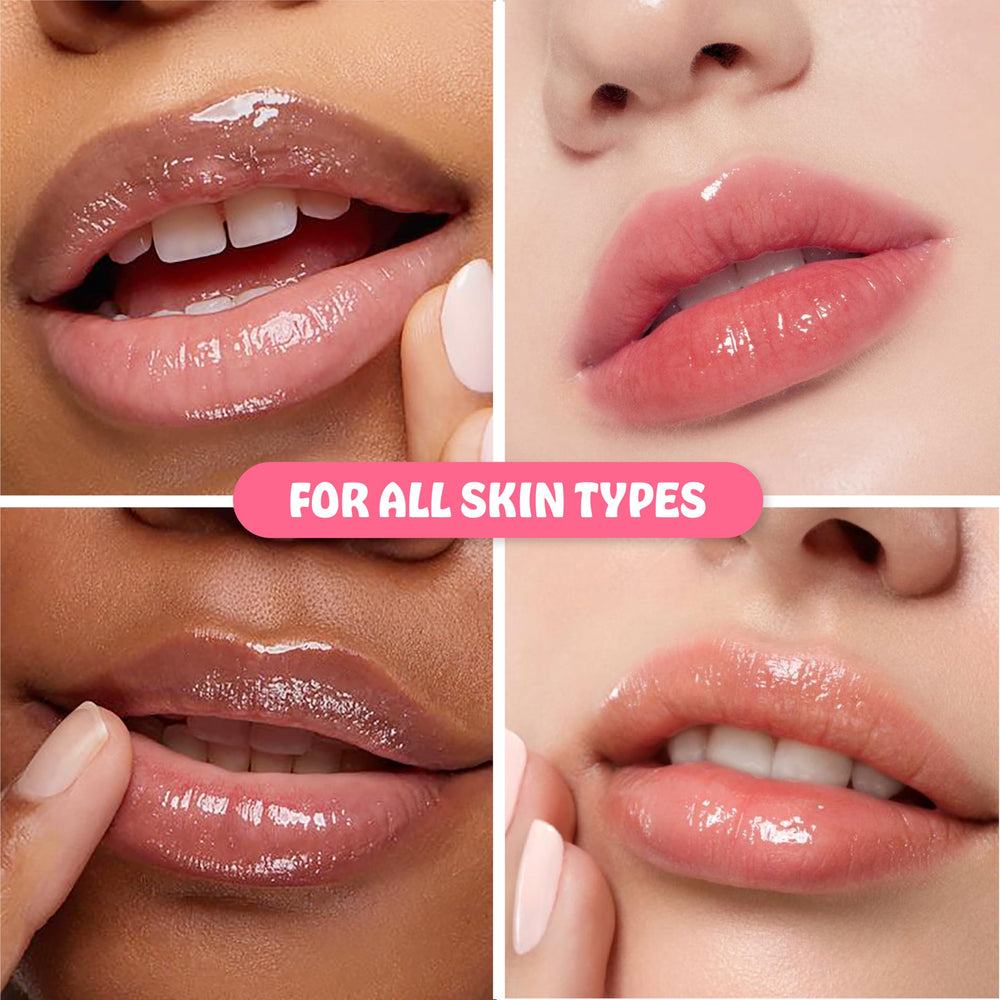 Rosehip oil enriched lip butter for nourishing care.