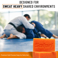Solpri Shield tea tree oil drops close-up highlights natural cleansing after workouts
