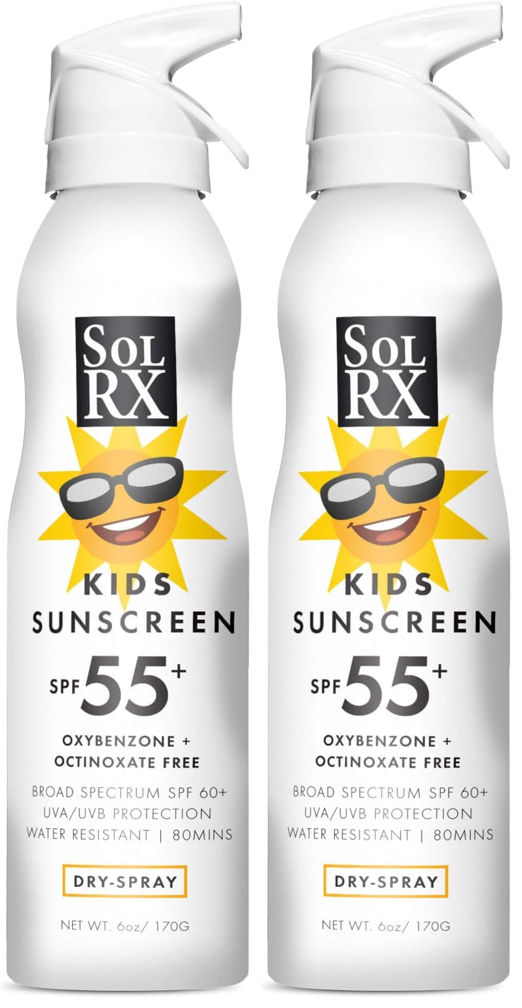 SolRX SPORT Kid's Spray with 360-degree nozzle for easy outdoor protection