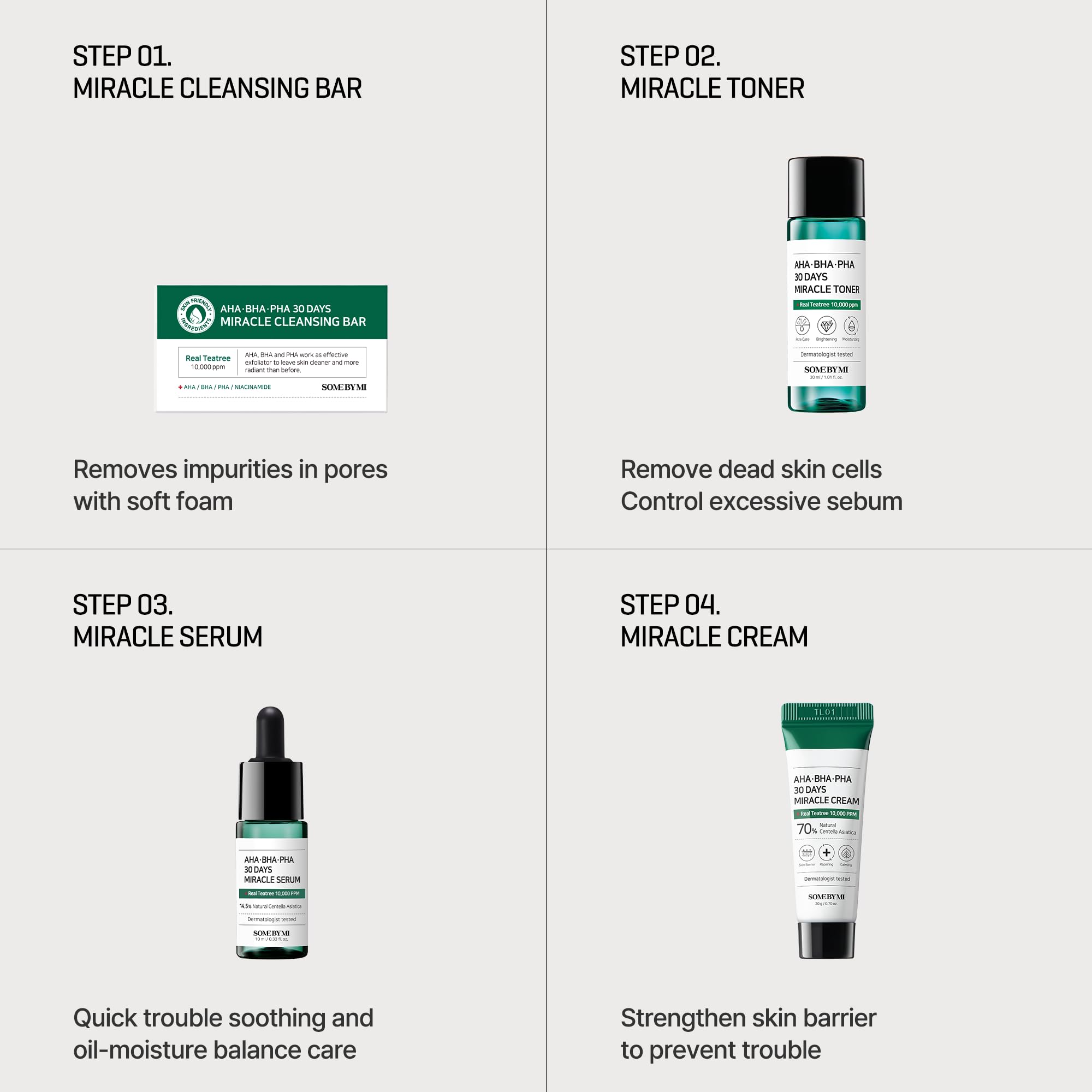 SOME BY MI 30Days ingredient panel highlights actives and clean formula