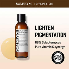 SOME BY MI Galactomyces Vitamin C Glow Toner dispensing pump for easy daily use