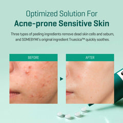SOME BY MI hypoallergenic testing seal on packaging for sensitive skin.