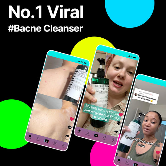 SOME BY MI Miracle Body Cleanser foamy lather highlighting deep cleansing of impurities