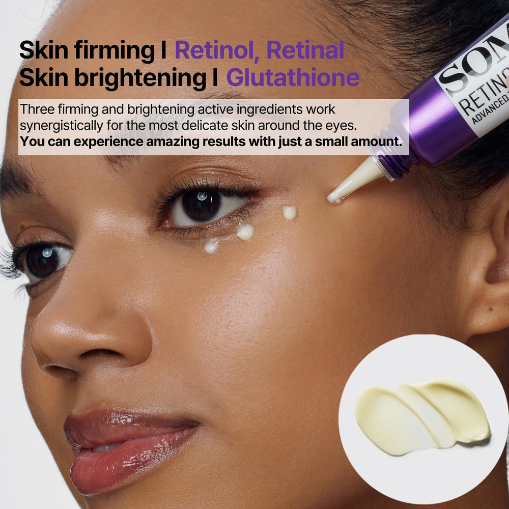 SOME BY MI packaging display of the Retinol Intense Eye Cream