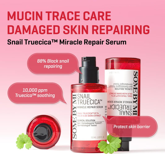 SOME BY MI Snail Trucica Serum application in daily skincare routine