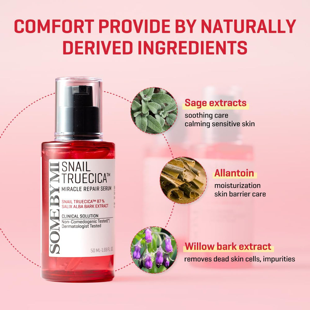 SOME BY MI Snail Trucica Serum in a skincare routine with toner