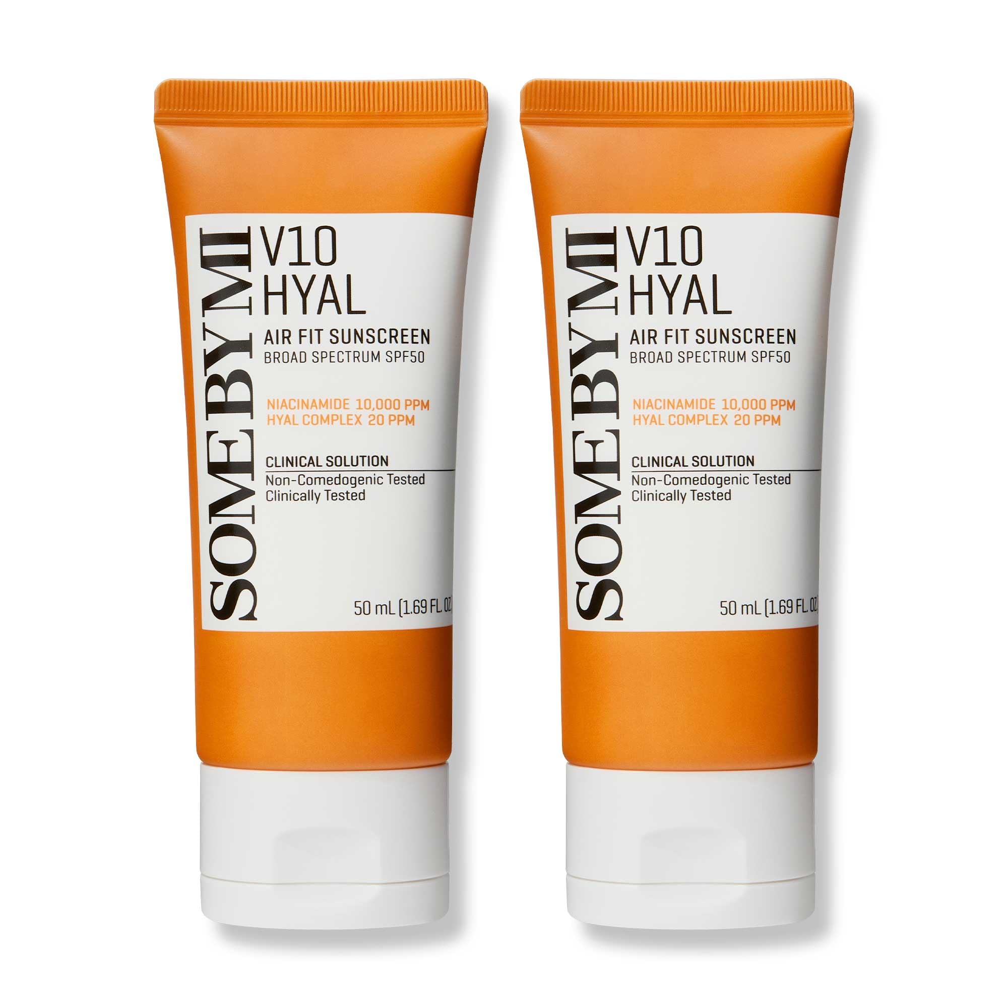 SOME BY MI V10 Hyal Air Fit sunscreen bottle showing lightweight protection