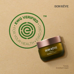 SONREVE skincare routine step highlights this cream as a nighttime hydrator.