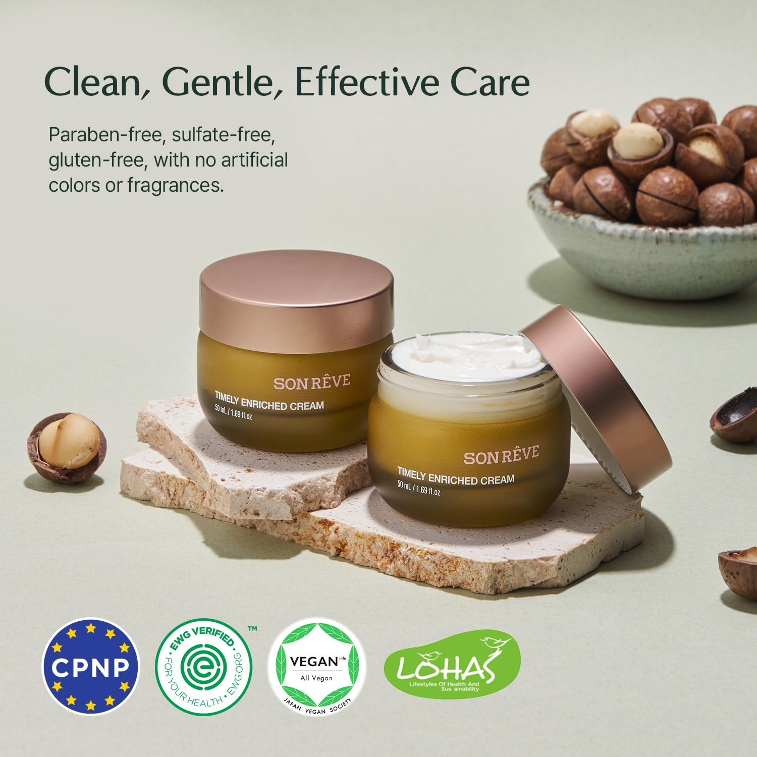 SONREVE sea buckthorn extract image emphasizing vitamin-rich glow and refreshing feel.