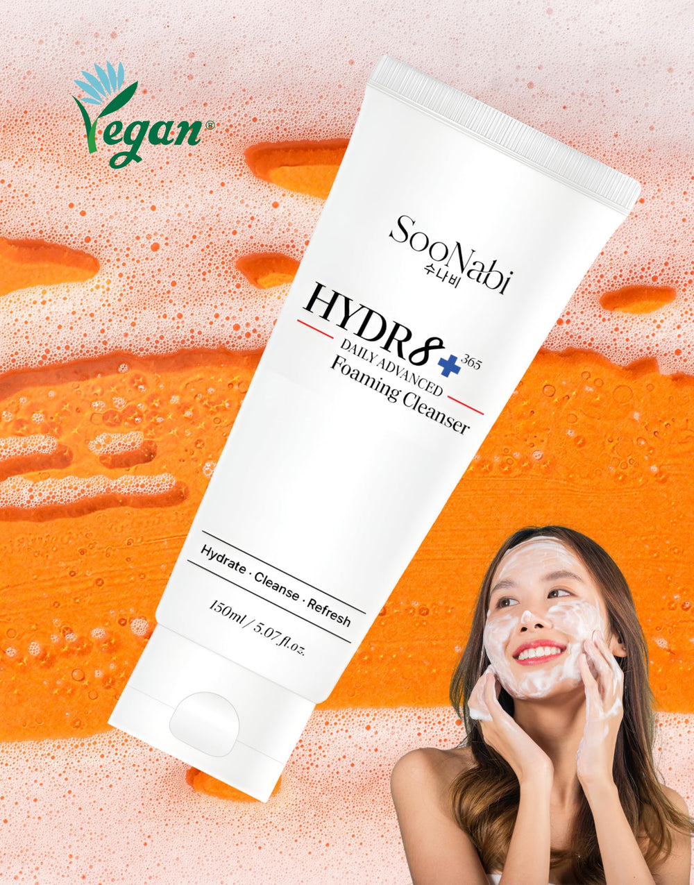 SooNabi HYDR8+ panthenol beta-glucan illustration on soothing ingredients