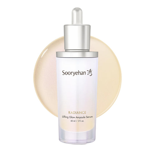 Sooryehan Lifting Ampoule Serum bottle on vanity for daily premium skincare