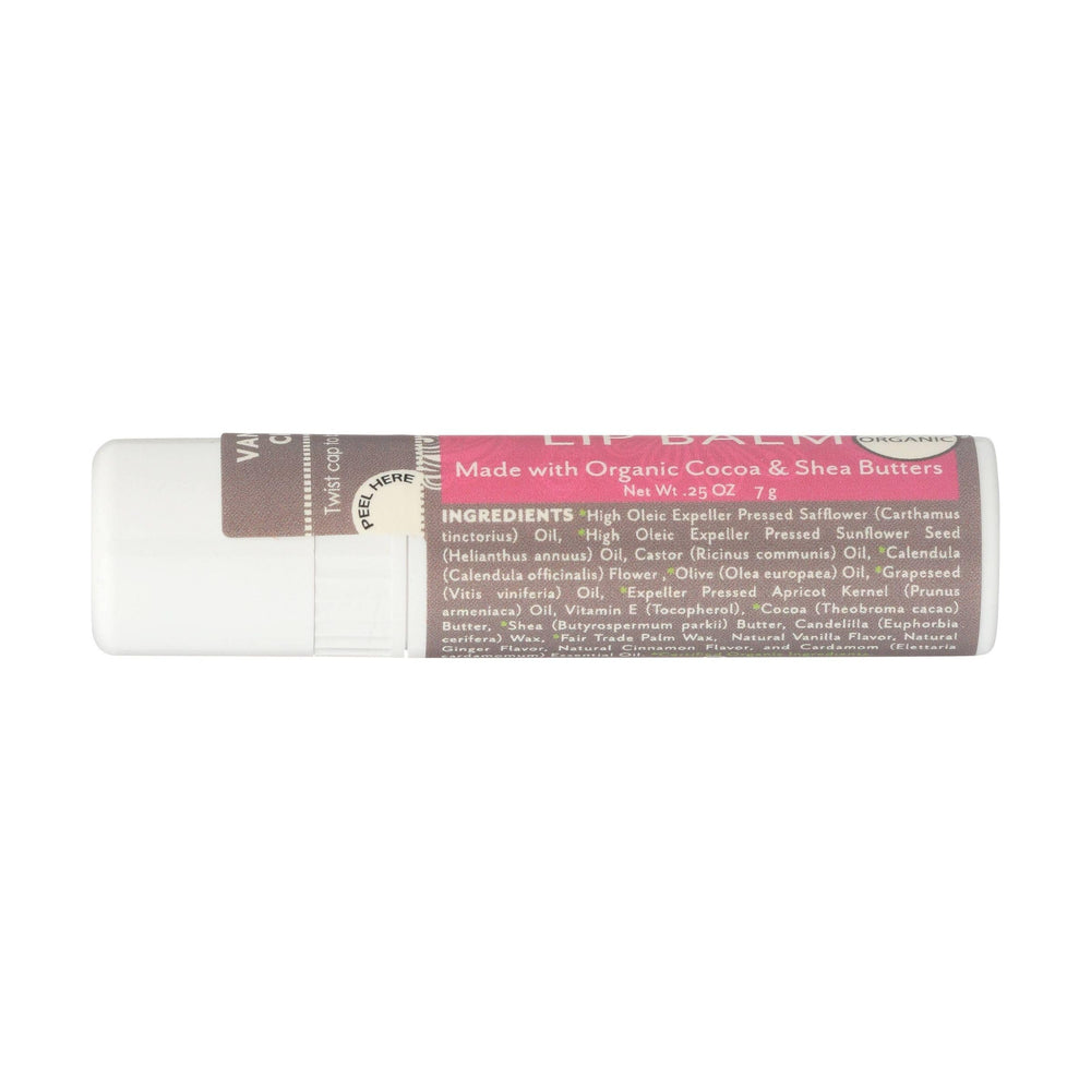 Soothing Touch lip balm texture swatch shows creamy glide for quick lip care.
