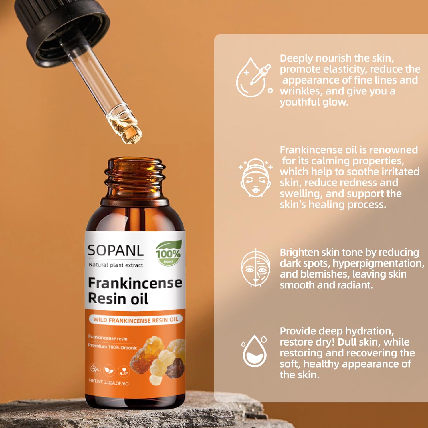 SOPANL oil application shows quick absorption suitable for daily use