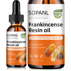 SOPANL Organic Frankincense Resin Oil bottle for the face delivering deep hydration and glow