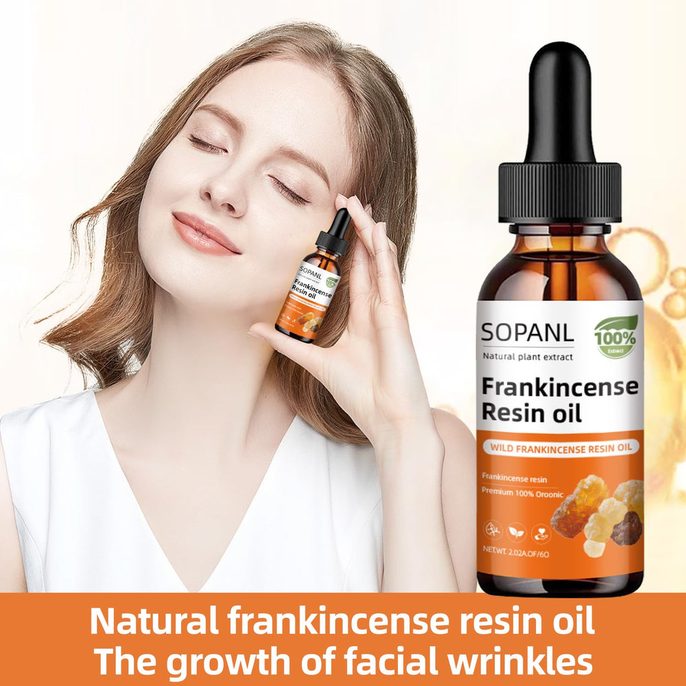 SOPANL ingredients close-up showing frankincense for soothing properties