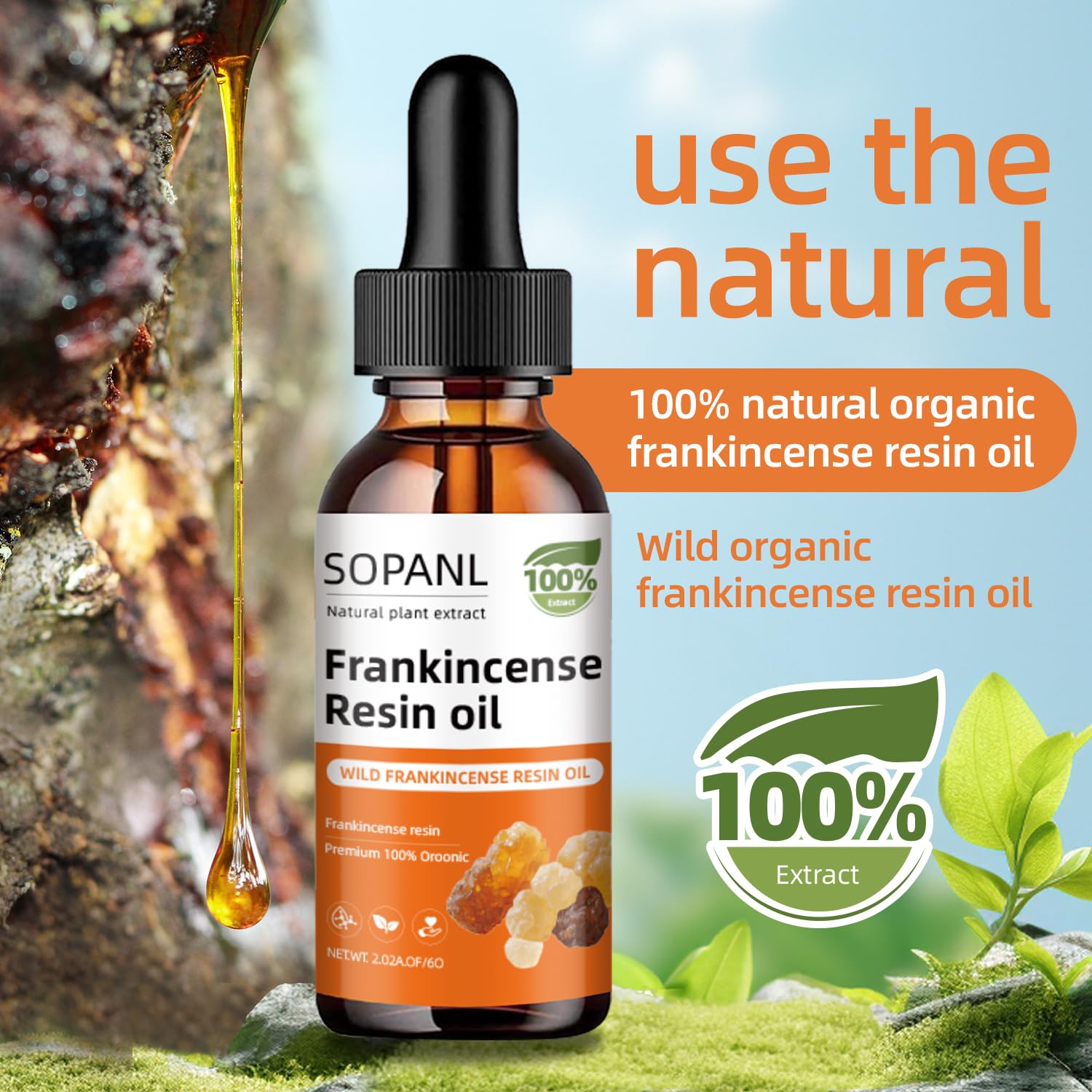 SOPANL packaging with 2 oz bottle in skincare routine