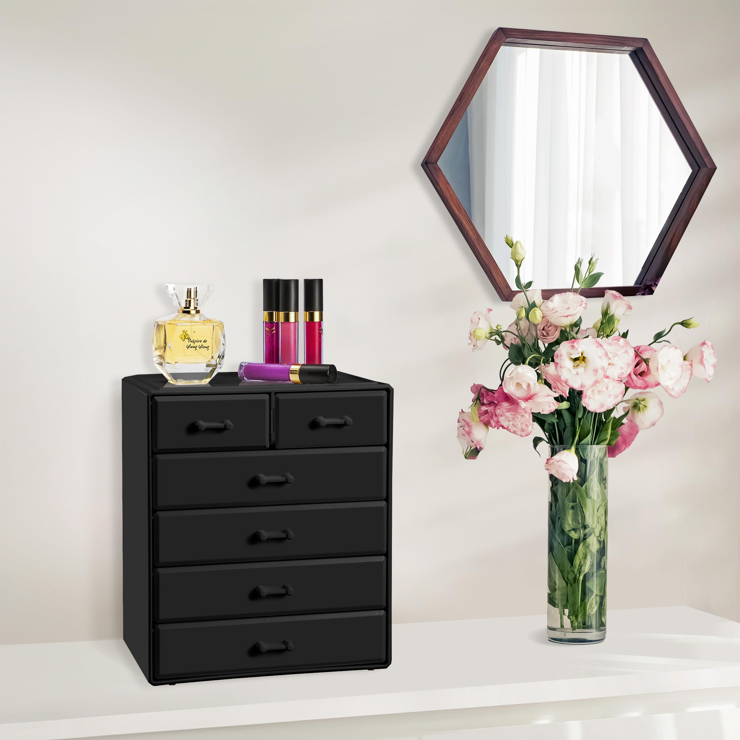 Sorbus organizer dividers for brushes foundations and powders