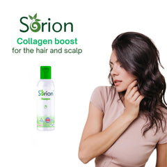 Sorion flakes-reduction-formula implies cleaner scalp and reduced flakes.