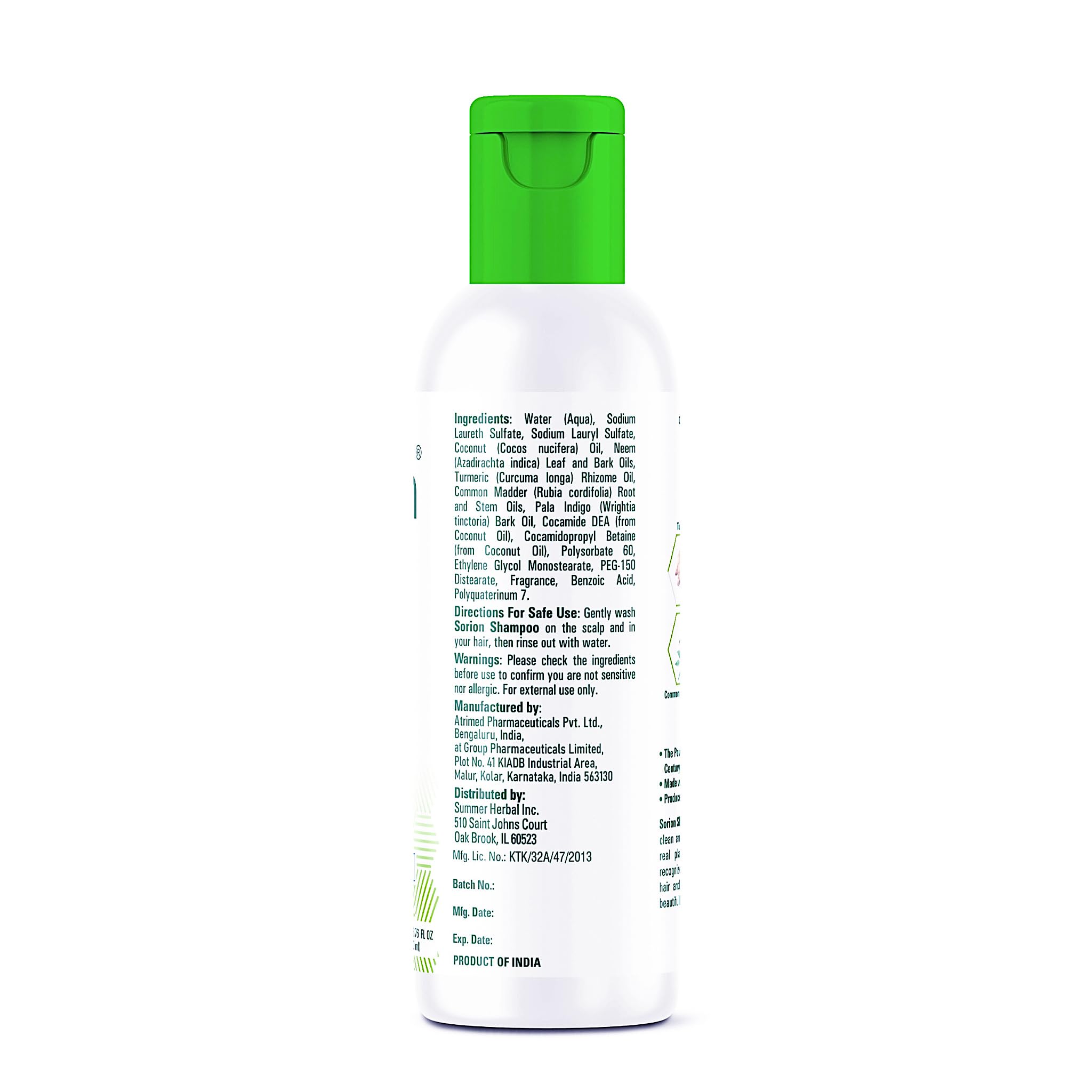 Sorion pala-indigo-essential-oil spotlights soothing scalp care and refreshing fragrance.