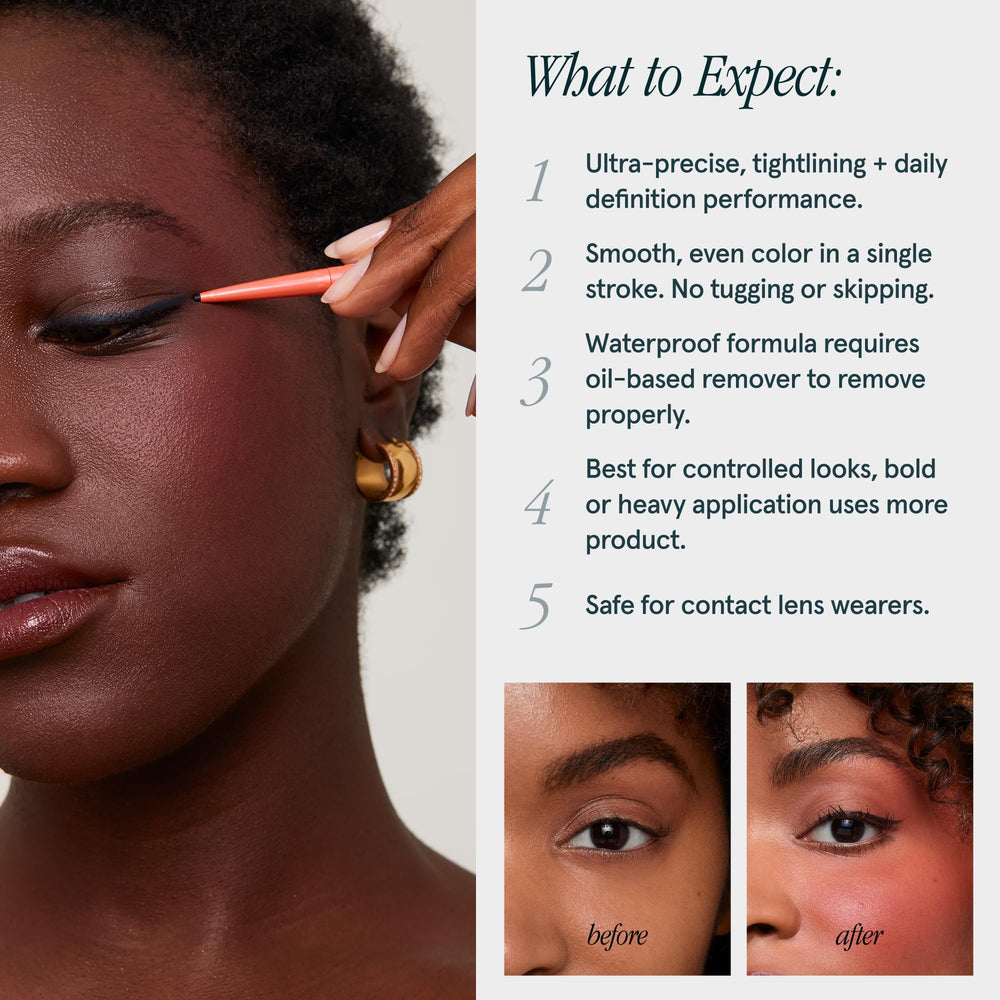 Close-up of SOSHE 1.5mm gel tip for precise lash-line application
