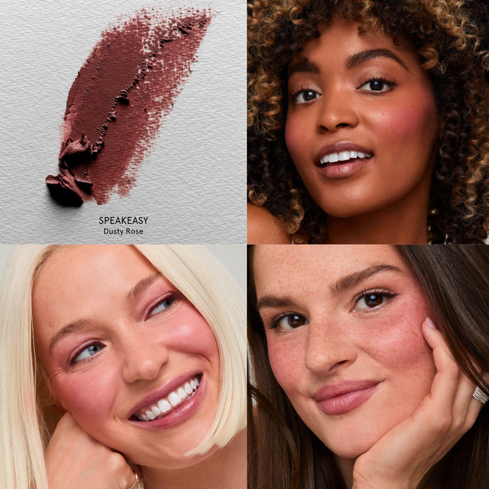 SOSHE Cream-to-Powder Blush Formula offers long-wear, lightweight color