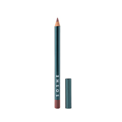 SOSHE Soft Glide Lip Liner Speakeasy Dusty Mauve application close-up, precise, smooth lining