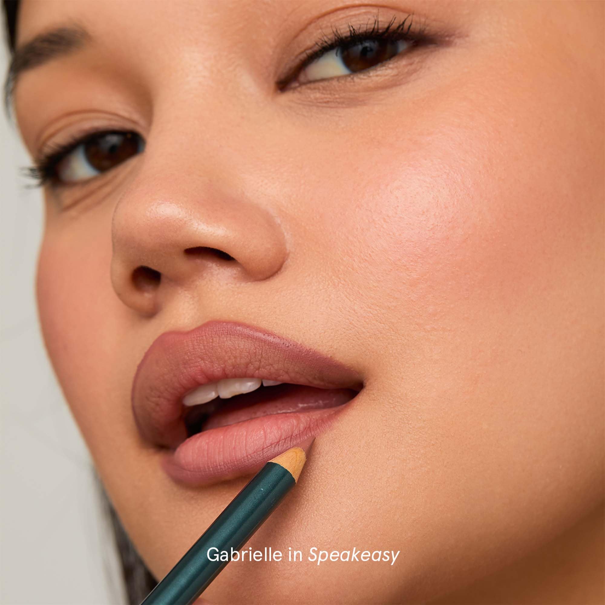 SOSHE Soft Glide Lip Liner packaging and branding close-up