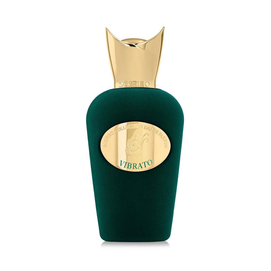 Sospiro Vibrato Scent bottle closeup showcasing premium design and refined aroma