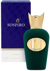 Sospiro Vibrato Scent packaging box emphasizes luxury presentation and gifting appeal