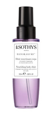 SOTHYS Nourishing Body Elixir bottle with cherry blossom scent for hydration.