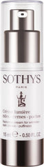 SOTHYS Radiance Cream closeup showing moisturized eye area and brightening potential.