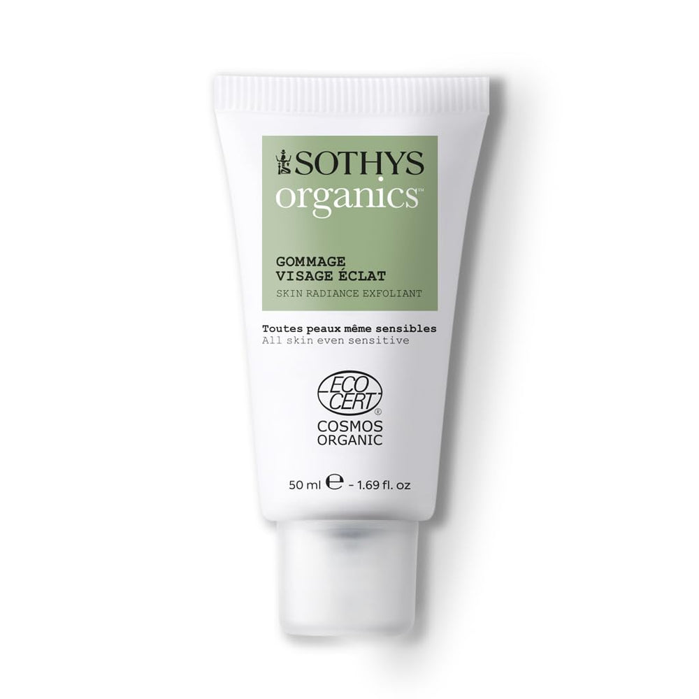 SOTHYS Skin Radiance Exfoliant with raspberry seeds for gentle exfoliation and smoother skin.