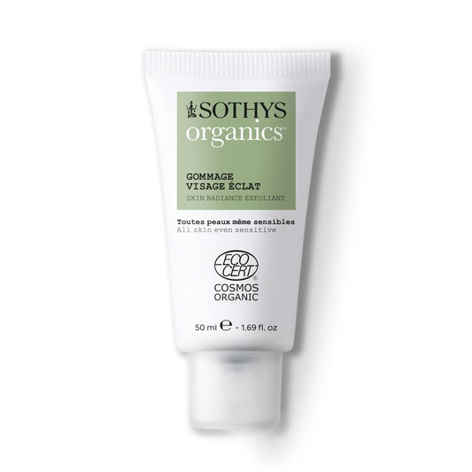 SOTHYS Skin Radiance Exfoliant with raspberry seeds for gentle exfoliation and smoother skin.