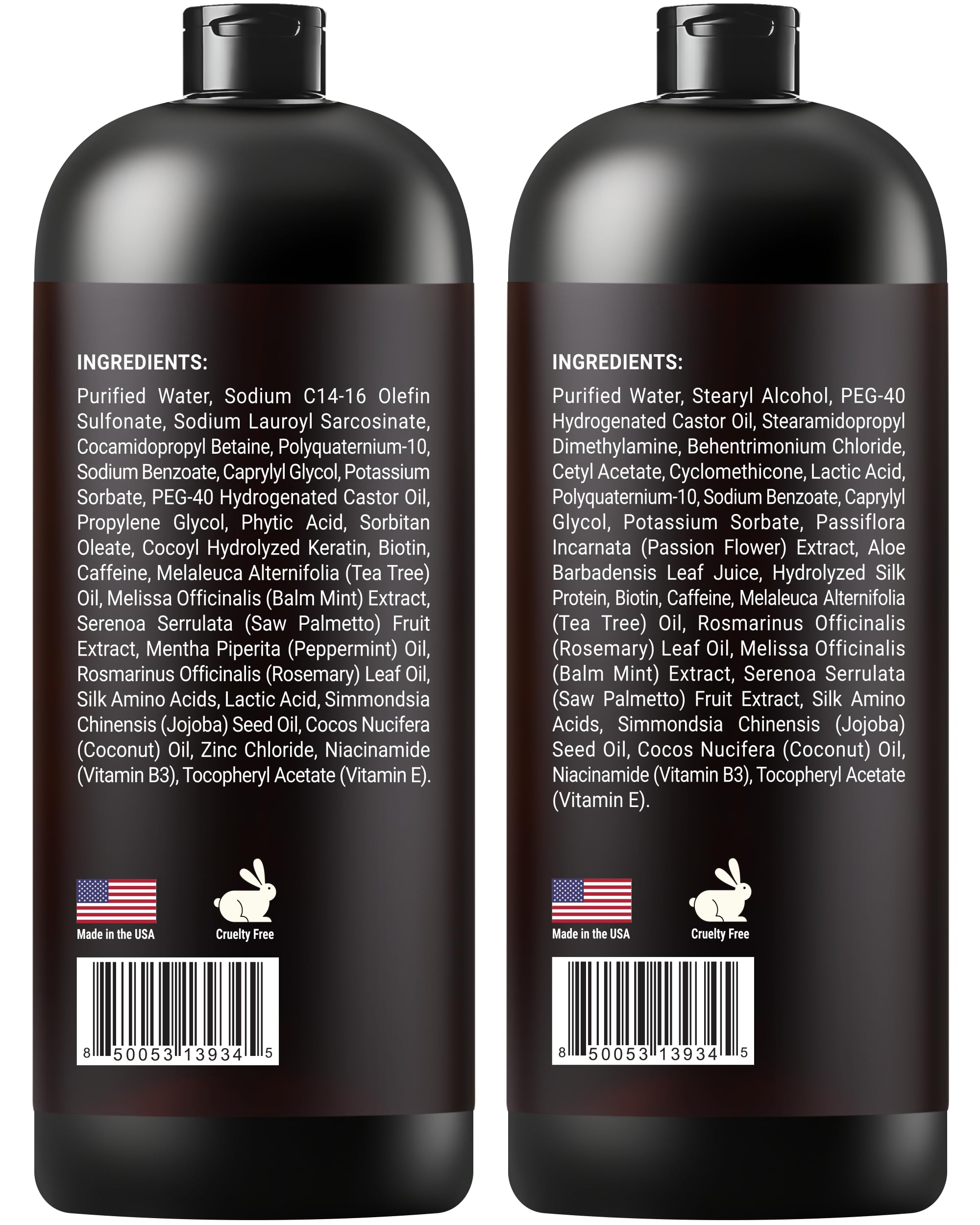 SOULSPA PURE Biotin Shampoo lather close-up demonstrates gentle cleansing action.