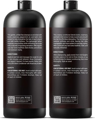 SOULSPA PURE Hair care set on shelf illustrates color-safe routine.