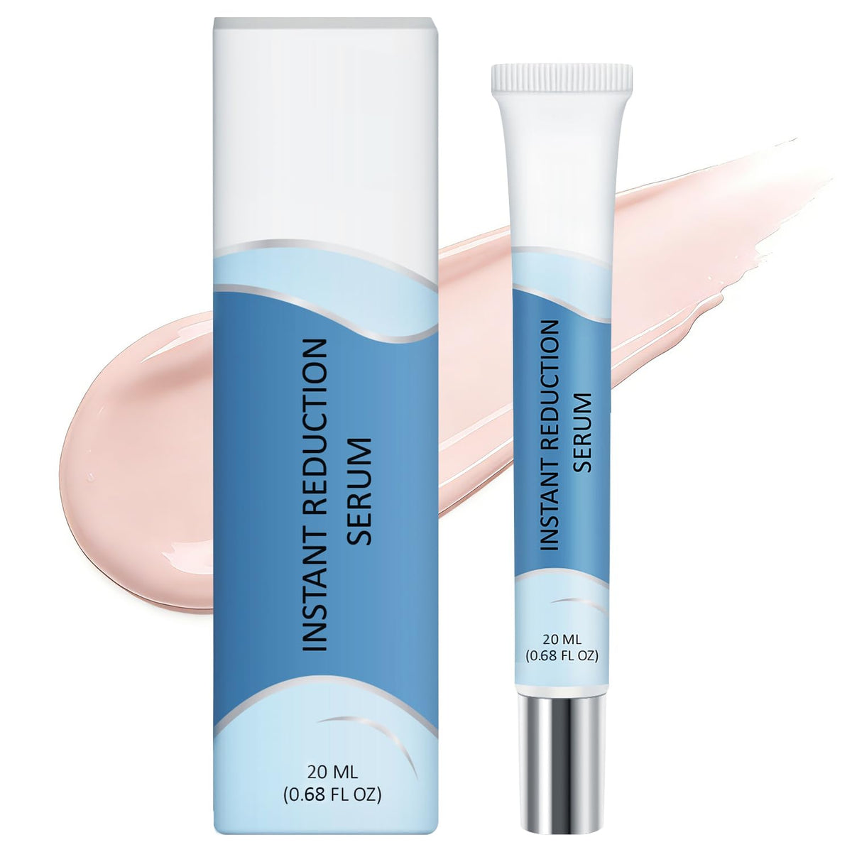 Sounece Instant Eye Lift Serum bottle with compact packaging for quick, visible eye refresh.