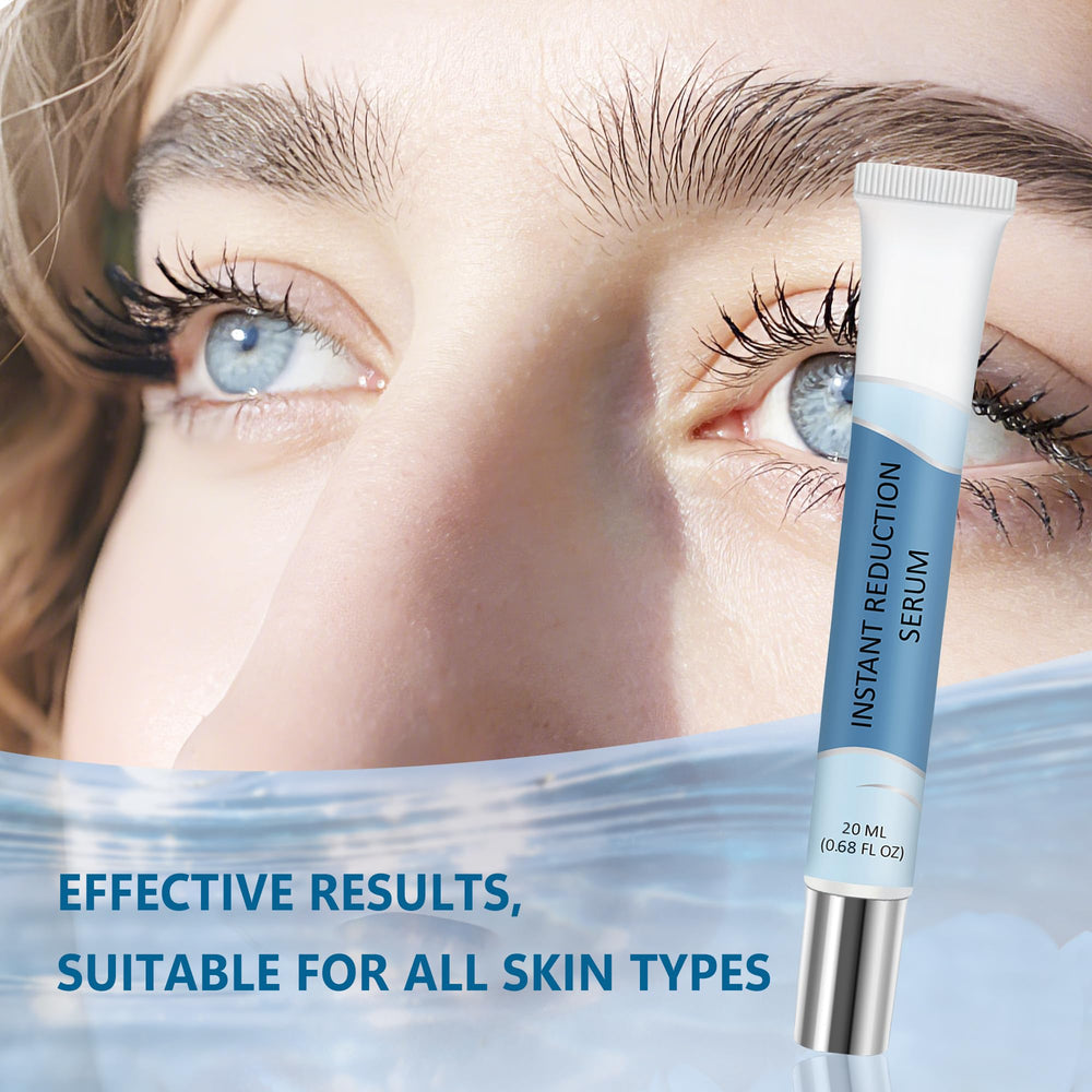 Sounece Instant Eye Lift Serum pump enables precise, hygienic dispensing.