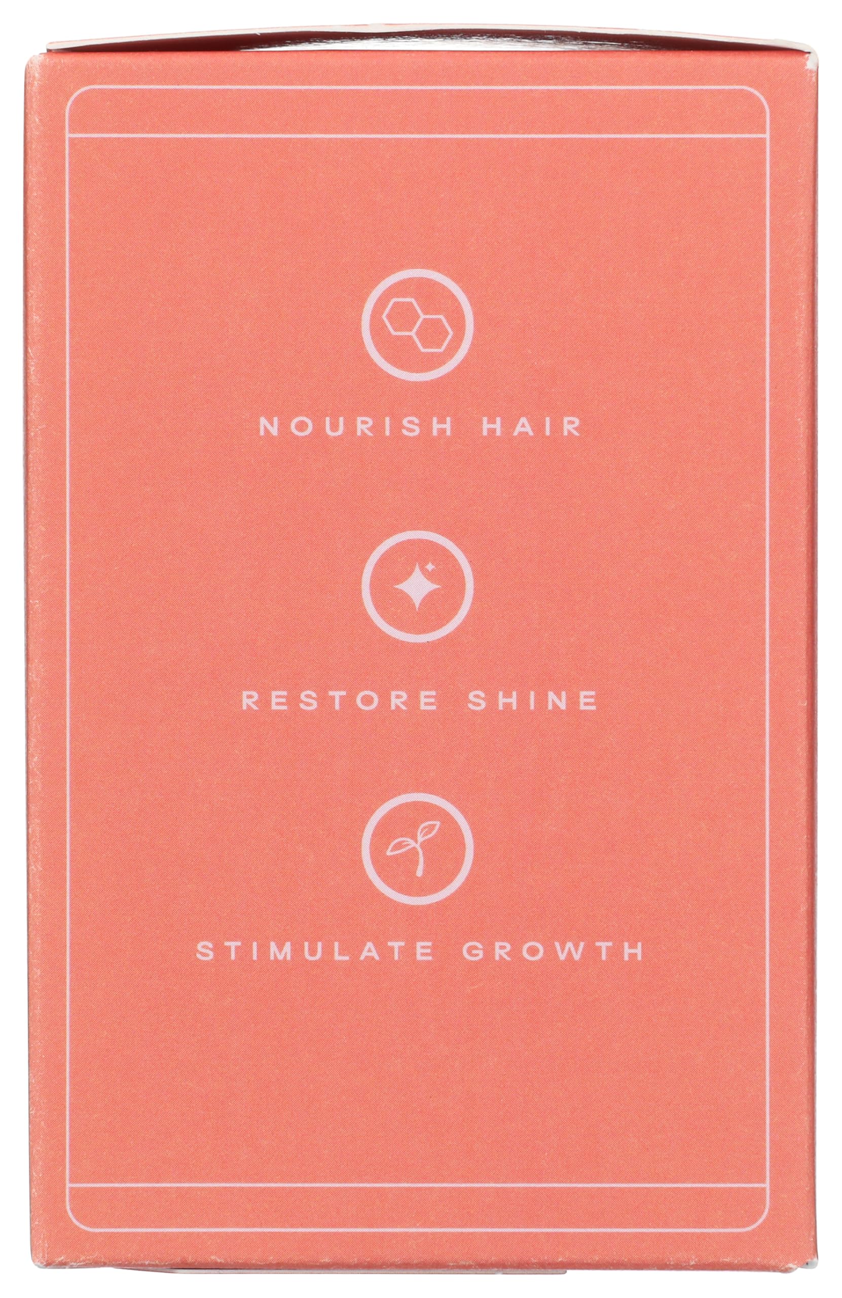 Close-up of Sourse Hair Grow Bites shows chewable texture for easy supplementation.