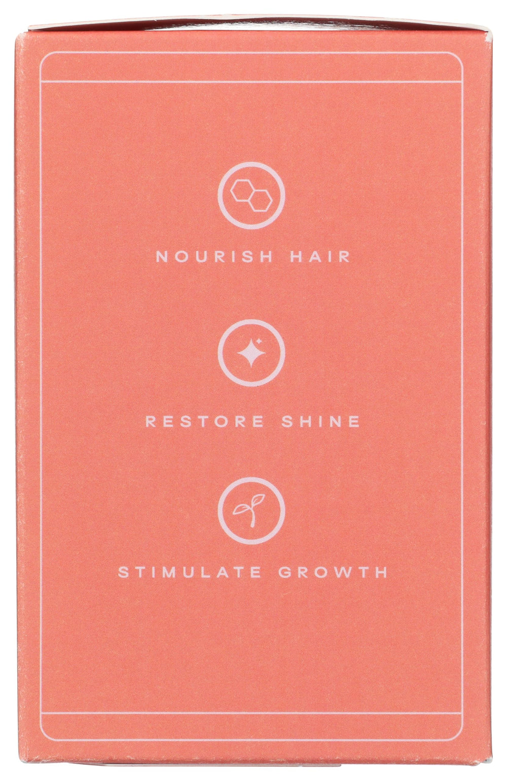 Close-up of Sourse Hair Grow Bites shows chewable texture for easy supplementation.