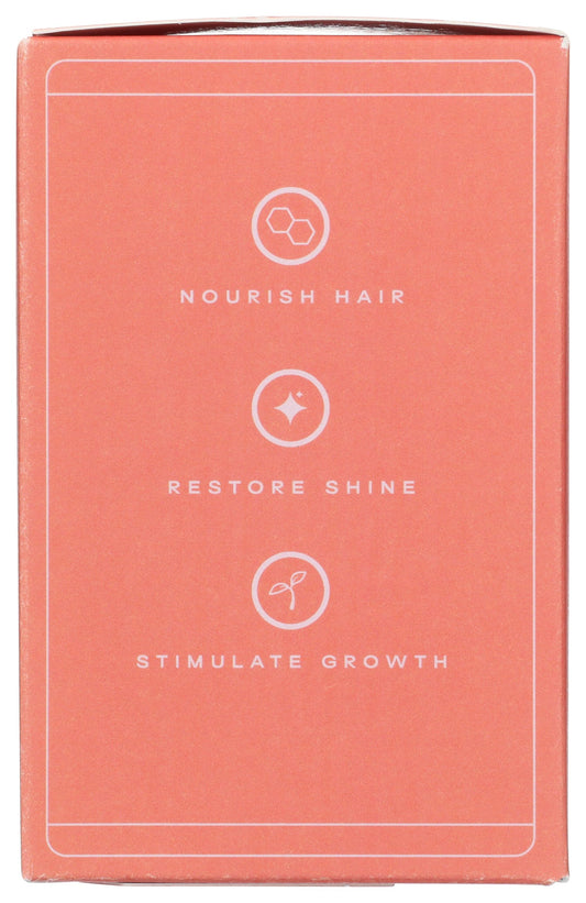 Close-up of Sourse Hair Grow Bites shows chewable texture for easy supplementation.