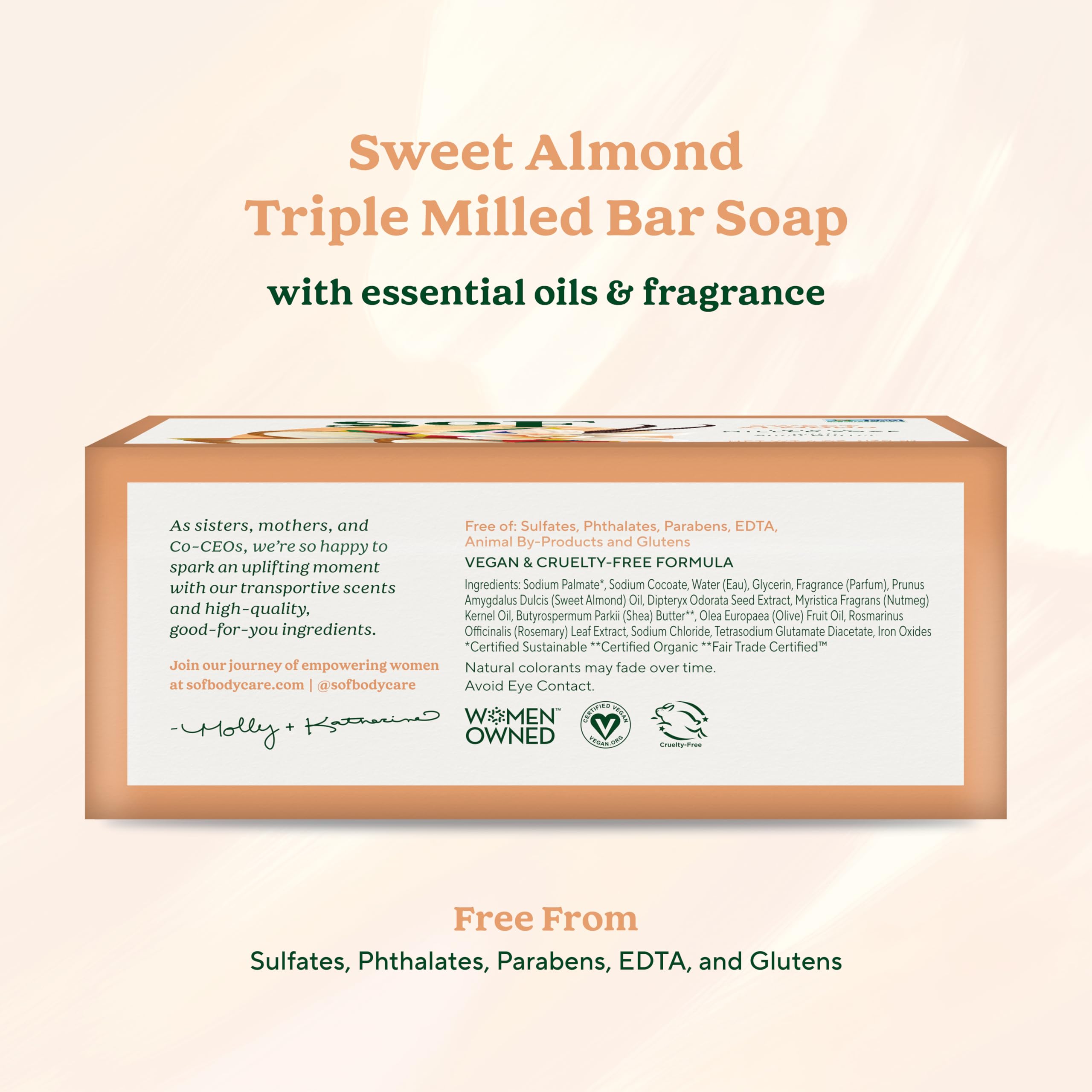 South Of France organic shea butter swirls softly for smoother skin