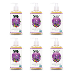 South Of France SoF Nourishing Hand Wash Lavender Fields bottle - calming scent and moisturizing action