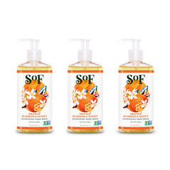 SoF Nourishing Hand Wash orange blossom bottle with moisturizing formula.