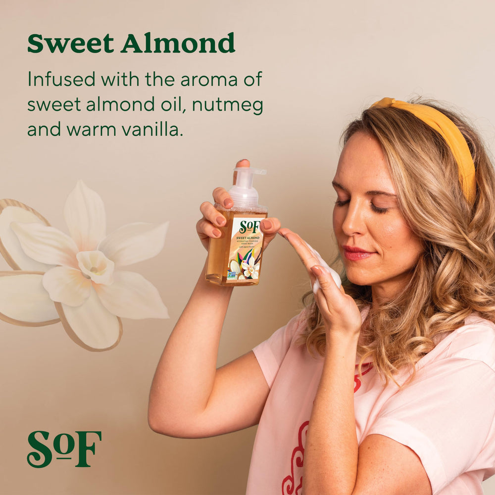 South Of France SoF organic agave nectar ingredient highlights natural moisture for skin.