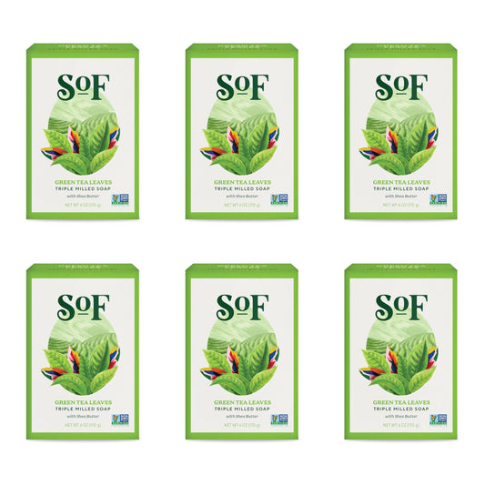 South Of France SoF triple milled soap with coconut oil for creamy hydration.