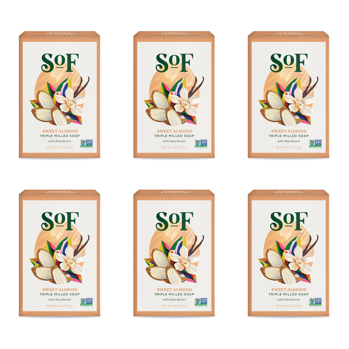 South Of France triple milled soap bar with coconut oil delivers creamy lather
