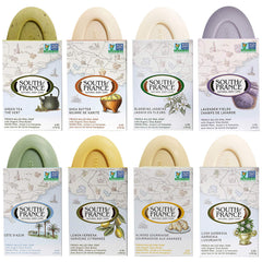 South Of France triple milled soap front pack view for long-lasting cleansing