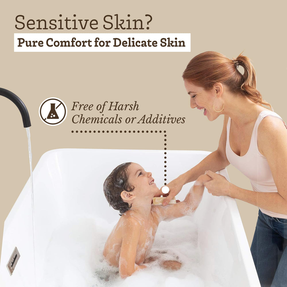 Southern Natural Goat Milk Soap Bar Castile 3-Pack packaging display, gentle on sensitive skin