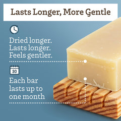 Southern Natural goat milk soap works for men, women, and kids.